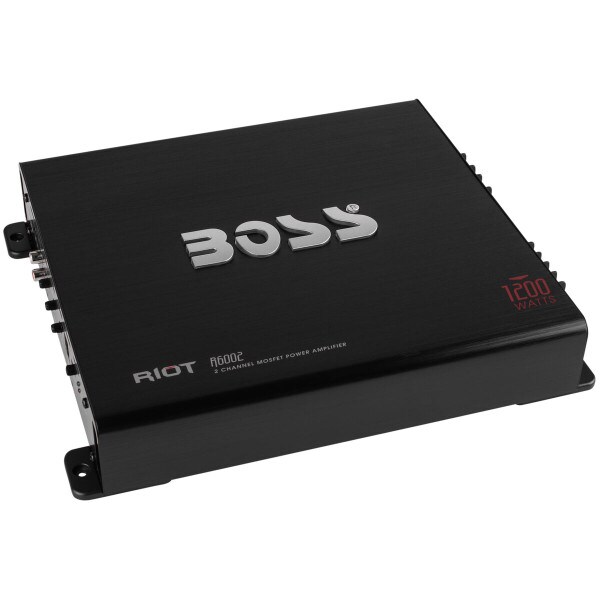 Main product image for BOSS R6002 RIOT 1200 Watt 2 Ch MOSFET Amplifier 265-3984